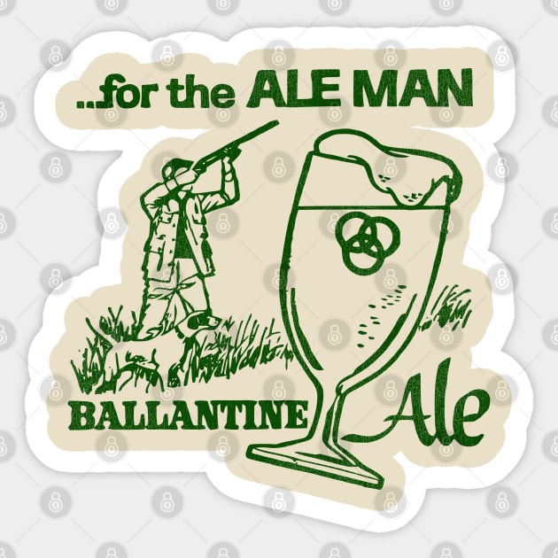 For The Ale Man...Ballantine Ale Beer Sticker by darklordpug